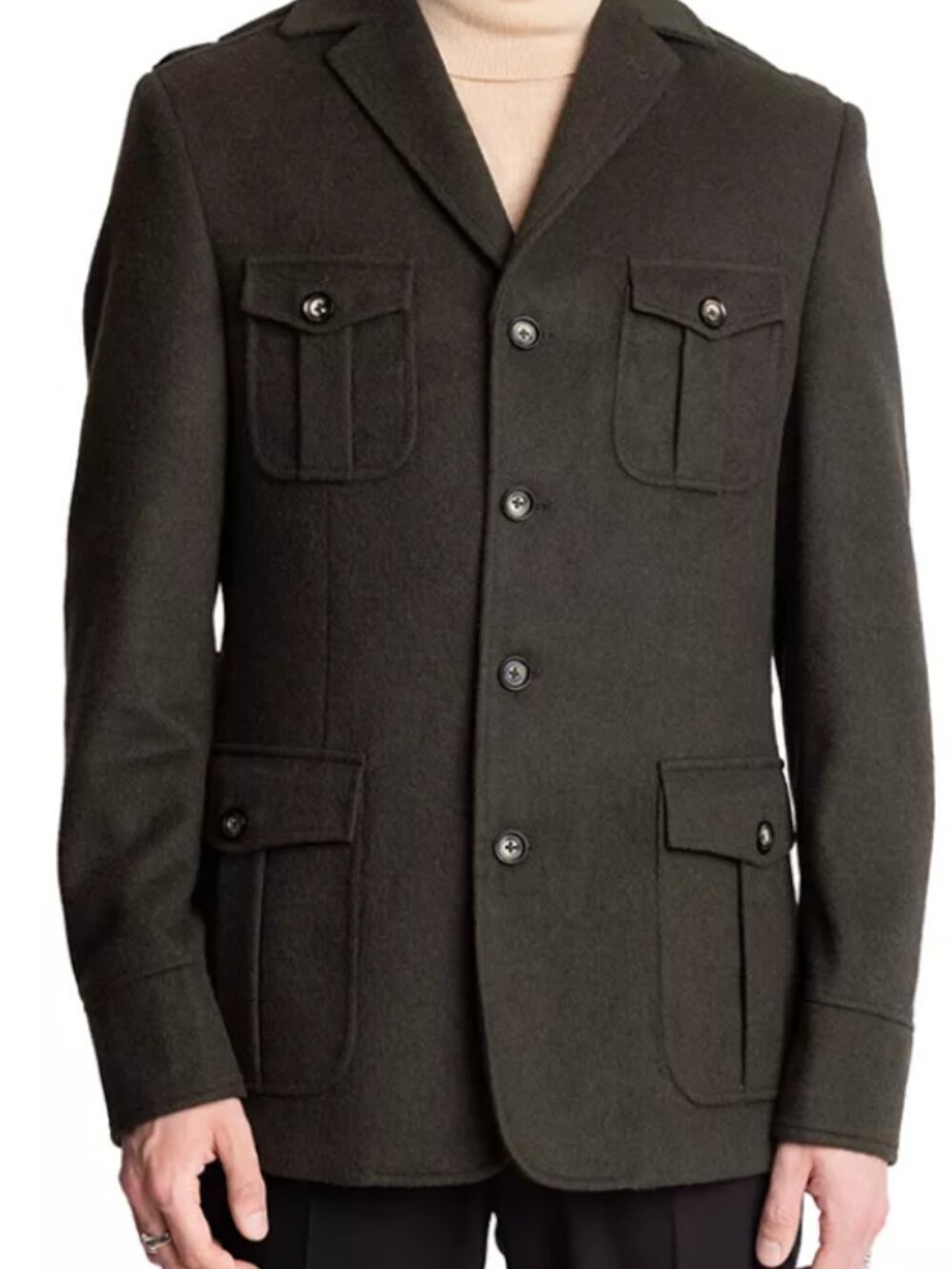 Paisley & Gray Modern Utility Field Jacket Olive Green NWT XL Slim Fit